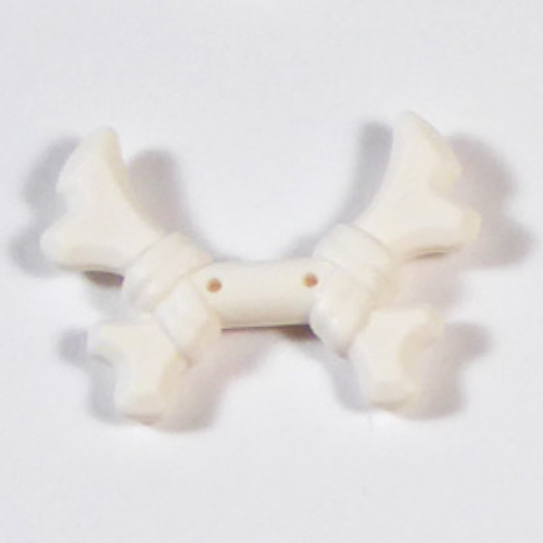 Accessoires de coiffure, cornes croisées / os (Headwear Accessory, Cross Horns / Bones)