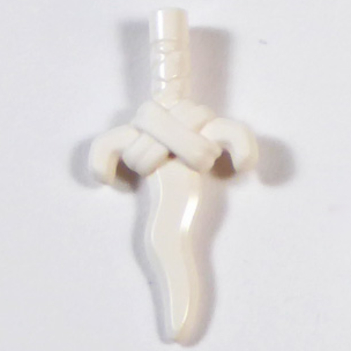 Visuel indicatif Rebrickable de Poignard d'arme, os (Weapon Dagger, Bone)