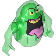 Visuel indicatif Rebrickable de Créature, fantôme avec des bras mobiles - langue et dents supérieures motif imprimé (ghostbusters plus mince) (Creature, Ghost with moveable Arms - Tongue and Upper Teeth Print (Ghostbusters Slimer))