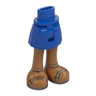 Visuel indicatif Rebrickable de Mini-poupée bassin et jupe courte avec des jambes de nougat moyen, sandales argentées motif imprimé (Minidoll Hips and Short Skirt with Medium Nougat Legs, Silver Sandals Print)