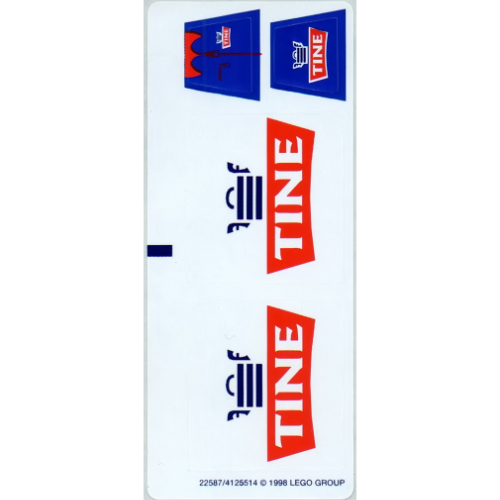 Visuel indicatif Rebrickable de Feuille d’autocollants pour le set 1029-1 (Sticker Sheet for Set 1029-1)
