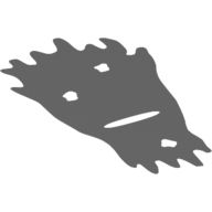 Poncho en lambeaux, grand trou (Neckwear Poncho, Tattered, Wide Hole)