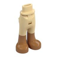 Visuel indicatif Rebrickable de Mini-poupée bassin et pantalon avec poches arrière avec motif imprimé de bottes de nougat moyen (Minidoll Hips and Trousers with Back Pockets with Medium Nougat Boots Print)