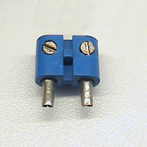 Visuel indicatif Rebrickable de Connecteur électrique, mâle 2 voies arrondi étroit Type 2 avec connecteurs creuses (Electric Connector, 2 Way Male Rounded Narrow Type 2 with Hollow Pins)