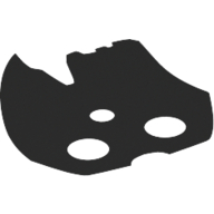 Cape en lambeaux, courte (Neckwear Cape, Tattered, Short)