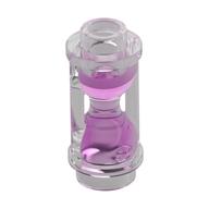 Visuel indicatif Rebrickable de Sablier avec motif de sable rose transparent-sombre (Equipment Hourglass with Trans-Dark Pink Sand Pattern)