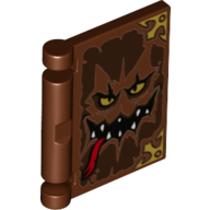 Visuel indicatif Rebrickable de Couverture de livre avec motif imprimé visage monstre (Book Cover with Monster Face Print)