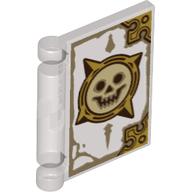 Visuel indicatif Rebrickable de Couverture de livre avec motif imprimé crâne souriant (Book Cover with Smiling Skull Print)