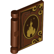 Visuel indicatif Rebrickable de Couverture de livre avec Disney château imprimé (Book Cover with Disney Castle Print)