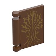 Visuel indicatif Rebrickable de Couverture de livre avec motif imprimé arbre d'or (Book Cover with Gold Tree Print)