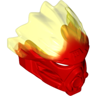 Visuel indicatif Rebrickable de Masque de feu (unité) avec motif vert transnéon marbré (Large Figure Mask of Fire (Unity) with Marbled Trans-Neon Green Pattern)