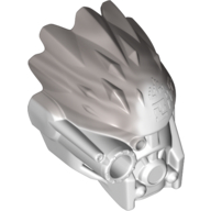 Visuel indicatif Rebrickable de Masque de glace (unité) avec motif argent plat marbré (Large Figure Mask of Ice (Unity) with Marbled Flat Silver Pattern)
