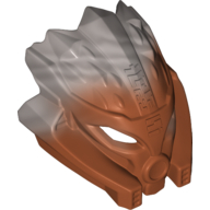Visuel indicatif Rebrickable de Masque de grande figurine avec motif en argent plat marbré (Large Figure Mask with Marbled Flat Silver Pattern)