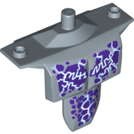 Visuel indicatif Rebrickable de Torse de grande figurine, armure de poitrine, épaule tenons avec taches violet foncé et motif imprimé veines bleu moyen (Large Figure Torso, Chest Armor, Shoulder Studs with Dark Purple Spots and Medium Blue Veins Print)