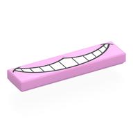 Visuel indicatif Rebrickable de Tuile 1 x 4 avec Bouche, Dents imprimées (Tile 1 x 4 with Mouth, Teeth Print)