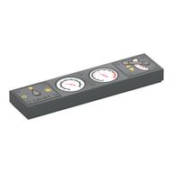 Visuel indicatif Rebrickable de Tuile 1 x 4 avec commandes de train motif imprimé (Tile 1 x 4 with Train Controls Print)