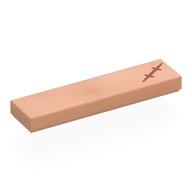 Visuel indicatif Rebrickable de Tuile 1 x 4 avec motif de cicatrice de nougat moyen (Tile 1 x 4 with Medium Nougat Scar Print)
