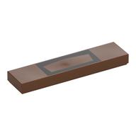Visuel indicatif Rebrickable de Tuile 1 x 4 avec motif imprimé noir (Tile 1 x 4 with Black Goatee Print)