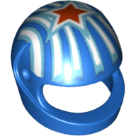 Casque, Standard avec motif imprimé étoile et rayures (Helmet, Standard with Star and Stripes Print)