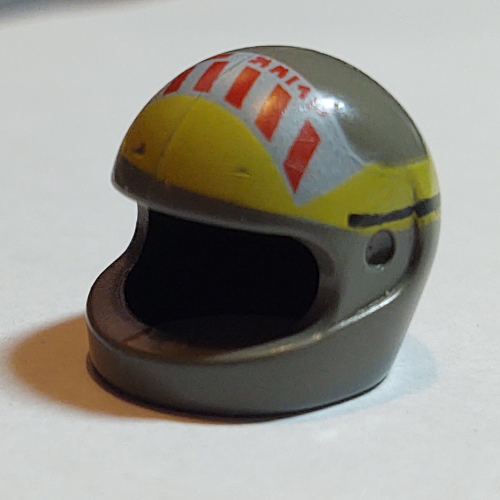 Casque, standard avec bande rouge imprimé grand (A-wing) (Helmet, Standard with Red Stripe Print Large (A-wing))