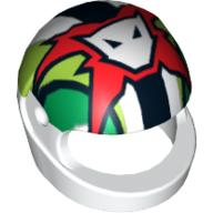 Casque, standard avec logo extrême de l'équipe imprimé (Helmet, Standard with Team Extreme Logo Print)