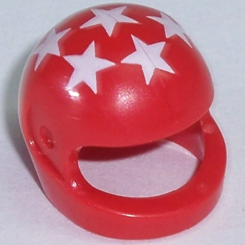 Casque, Standard avec motif imprimé 7 étoiles blanches (Helmet, Standard with 7 White Stars Print)