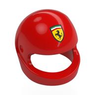 Casque, Standard avec logo Ferrari (Helmet, Standard with Ferrari Logo Print)