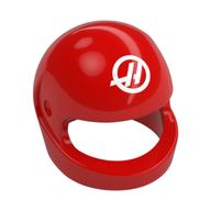 Casque, standard avec blanc 'H' en motif imprimé cercle (Helmet, Standard with White 'H' in Circle Print)