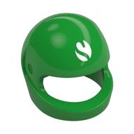 Casque, standard avec 'S' en cercle blanc (saubre) motif imprimé (Helmet, Standard with 'S' in White Circle (Sauber) Print)