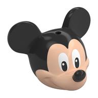 Tête de minifigurine spéciale avec oreilles de souris noires et le nez et les yeux blancs motif imprimé (micro) (Minifig Head Special with Black Mouse Ears and Nose and White Eyes Print (Mickey))