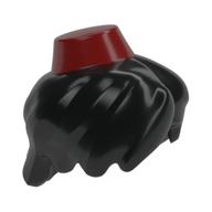 Cheveux et chapeau, rouge foncé Fez (Hair and Hat, Dark Red Fez)