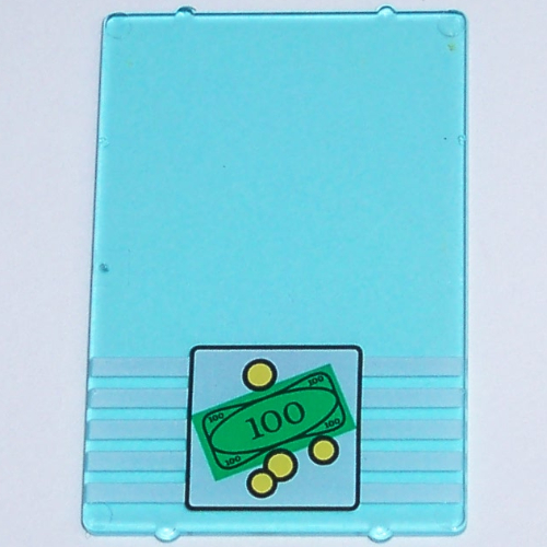 Visuel indicatif Rebrickable de Verre pour fenêtre 1 x 4 x 5 avec motif imprimé argent bancaire 4 pièces (Glass for Window 1 x 4 x 5 with Bank Money 4 Coins Print)