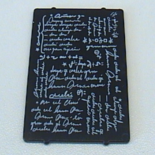 Visuel indicatif Rebrickable de Verre pour fenêtre 1 x 4 x 5 avec motif imprimé tableau noir (Glass for Window 1 x 4 x 5 with Classroom Blackboard Print)