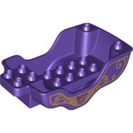 Visuel indicatif Rebrickable de Duplo cheval carrosse base avec Disney princesse sofia motif imprimé (Duplo Horse Carriage Base with Disney Princess Sofia Print)