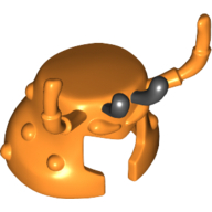 Masque Crabe avec Antennes et 2 Yeux saillants (Mask Crab with Antennae and 2 Protruding Eyes)