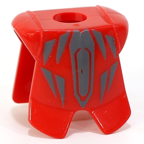 Armure plastron minifigurine avec protection des jambes, motif imprimé géométrique de santis (Minifig Neckwear Armor Breastplate with Leg Protection, Santis Geometric Print)