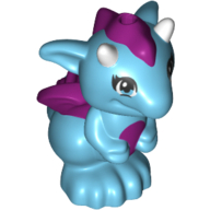 Visuel indicatif Rebrickable de Créature: Dragon, Bébé (Miku) (Creature, Dragon, Baby (Miku))