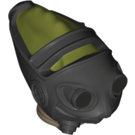 Visuel indicatif Rebrickable de Tête de minifigurine Spécial, Reptile avec appareil respiratoire (Teedo) (Minifig Head Special, Reptile with Breathing Apparatus (Teedo))