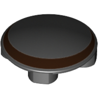 Visuel indicatif Rebrickable de Plaque ronde 2 x 2 avec fond arrondi avec motif imprimé croissant brun rougeâtre (Plate Round 2 x 2 with Rounded Bottom with Reddish Brown Crescent Print)