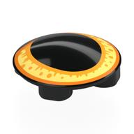 Visuel indicatif Rebrickable de Plaque ronde 2 x 2 avec fond arrondi avec motif imprimé œil de chat jaune (Plate Round 2 x 2 with Rounded Bottom with Yellow Cat Eye Print)