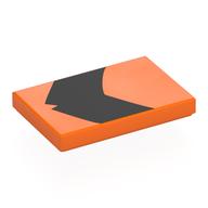 Visuel indicatif Rebrickable de Tuile 2 x 3 avec motif imprimé de forme noire (Tile 2 x 3 with Black Shape Print)