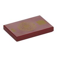 Visuel indicatif Rebrickable de Tuile 2 x 3 avec motif imprimé passeport or (Tile 2 x 3 with Gold Passport Print)