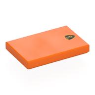Visuel indicatif Rebrickable de Tuile 2 x 3 avec insigne lamborghini imprimé (Tile 2 x 3 with Lamborghini Badge Print)
