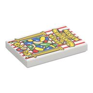 Visuel indicatif Rebrickable de Tuile 2 x 3 avec chaque boîte de haricots de saveur imprimé (Tile 2 x 3 with Every Flavour Beans Box Print)