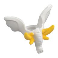 Minifigurine cou oreilles d'éléphant, tronc et défenses jaunes motif imprimé (Minifig Neckwear Elephant Ears, Trunk and Yellow Tusks Print)