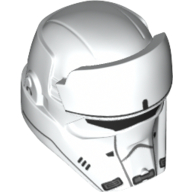 Casque, avant surélevé, avant angulaire, motif imprimé pilote hovertank (Helmet, Raised Forehead, Angular Front, Hovertank Pilot Print)