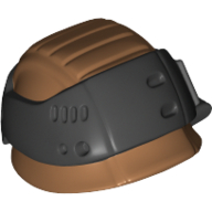 Casque Rebel Trooper, bande de titane perle avec motif imprimé insigne jaune (Helmet Rebel Trooper, Pearl Titanium Band with Yellow Insignia Print)