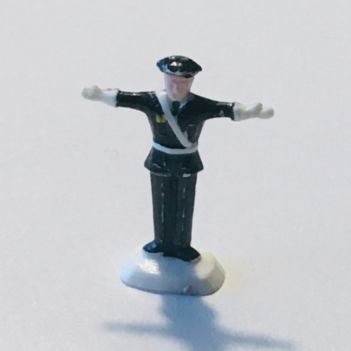 Visuel indicatif Rebrickable de Ho échelle accessoire policier les deux mains (HO Scale Accessory Policeman Both Hands Out)