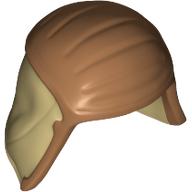 Visuel indicatif Rebrickable de Capuchon et protège-cou avec motif imprimé nougat moyen (pao) (Cap and Neck Protector with Medium Nougat Print (Pao))