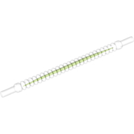 Flexible nervuré tuyau 8mm extrémités 10l et motif de centre de vert citron (Flexible Ribbed Hose 8mm Ends 10L and Lime Center Pattern)
